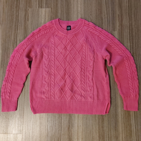 New Pink Gap Cotton Sweater - Picture 1 of 6
